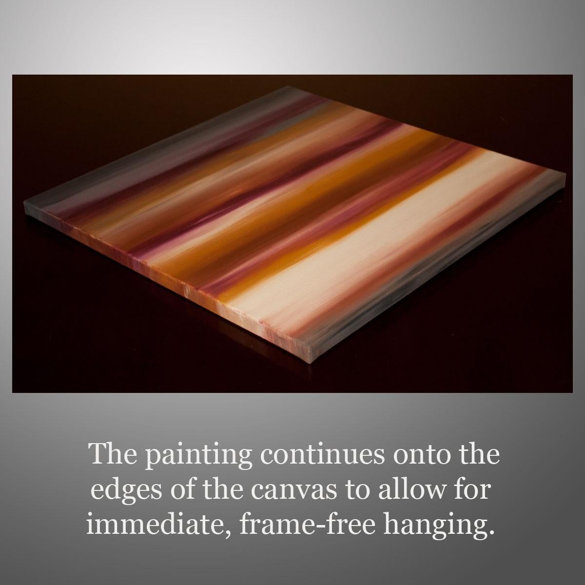 Sonnenuntergang 39, Gemälde, Acryl auf Leinwand (Abstrakt), Painting, von Hilary Winfield
