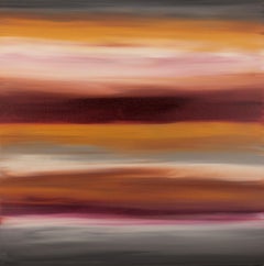 Peinture, acrylique sur toile, coucher de soleil 39