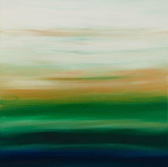 Peinture, acrylique sur toile, coucher de soleil 40