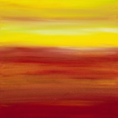 Peinture, acrylique sur toile, coucher de soleil 53