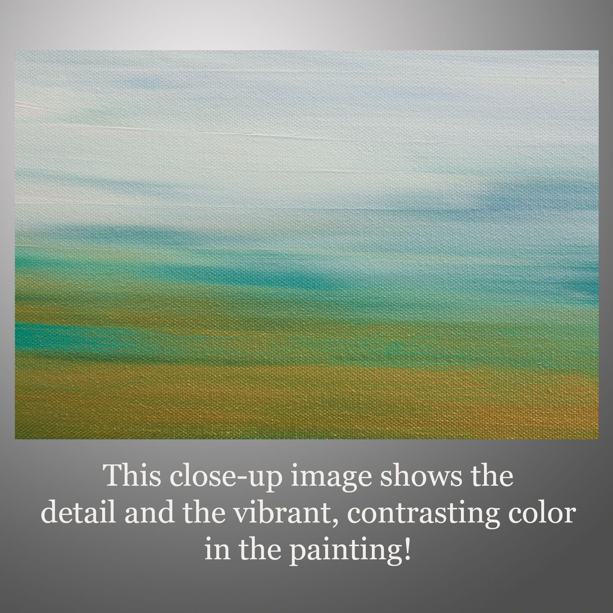 Peinture, acrylique sur toile, coucher de soleil 60 en vente 1