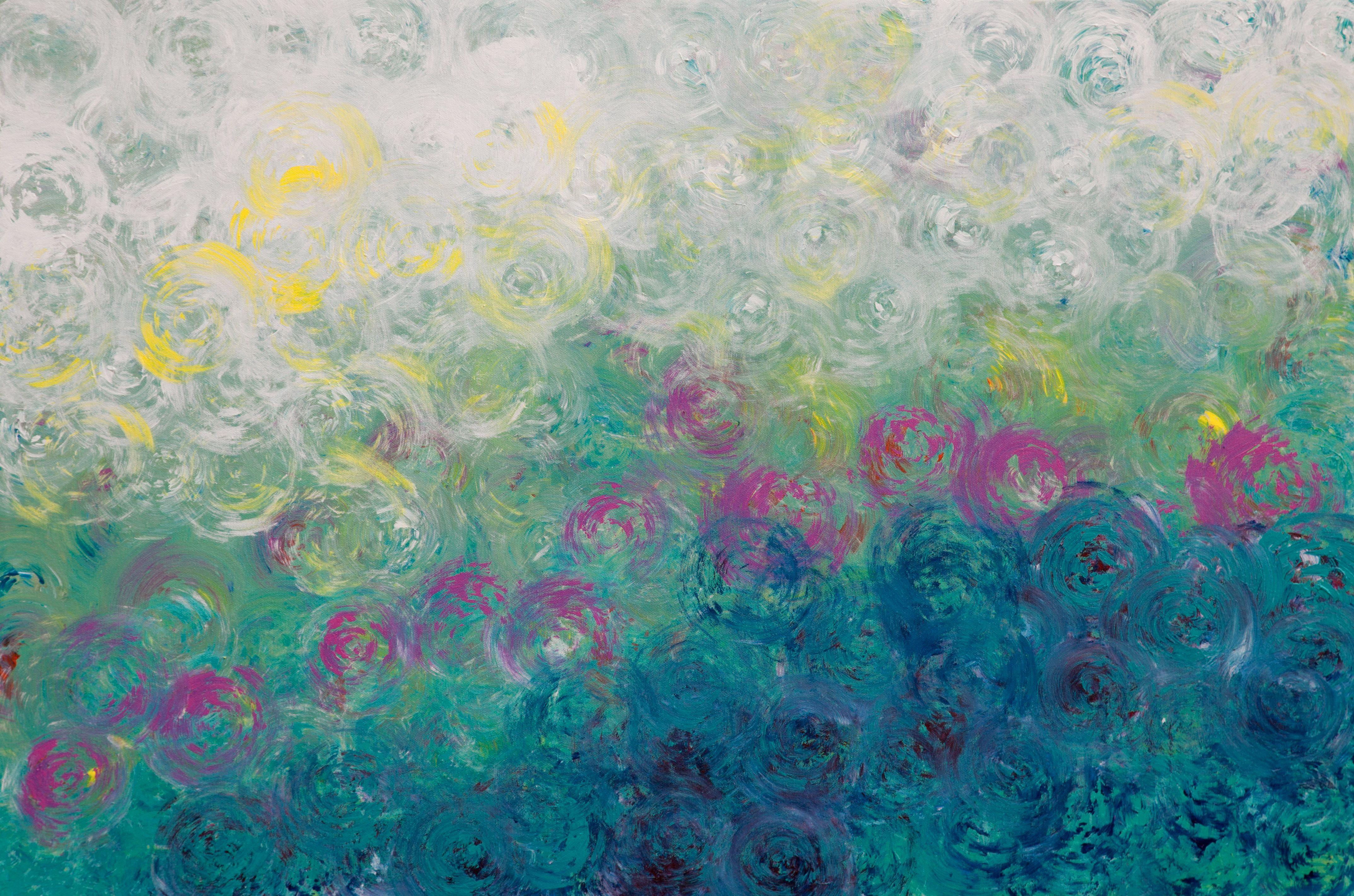 Sincronicidad 11, Pintura, Acrílico sobre lienzo - Painting Abstracto de Hilary Winfield