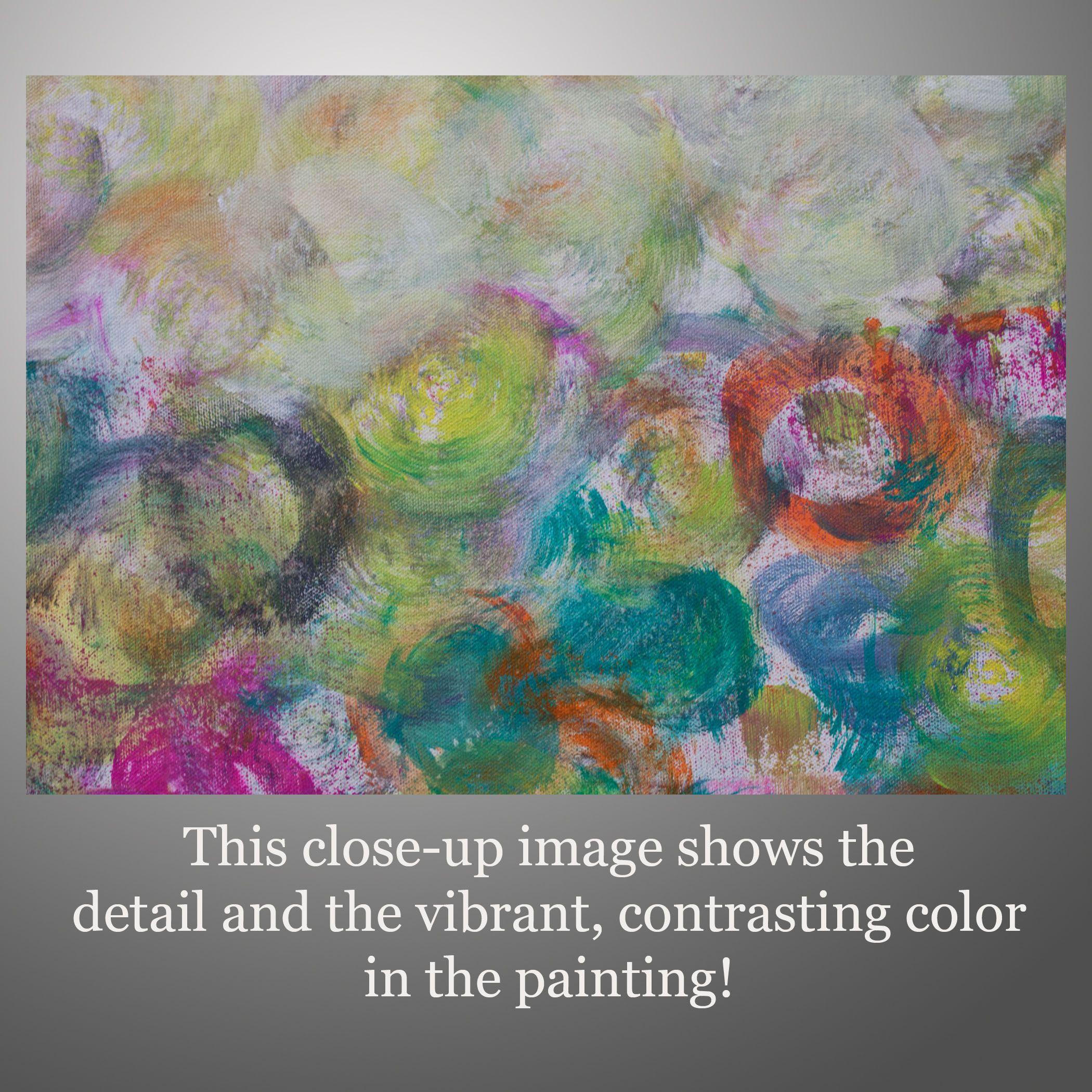 Synchronicity 16, Pittura, Acrilico su tela - Painting Astratto di Hilary Winfield