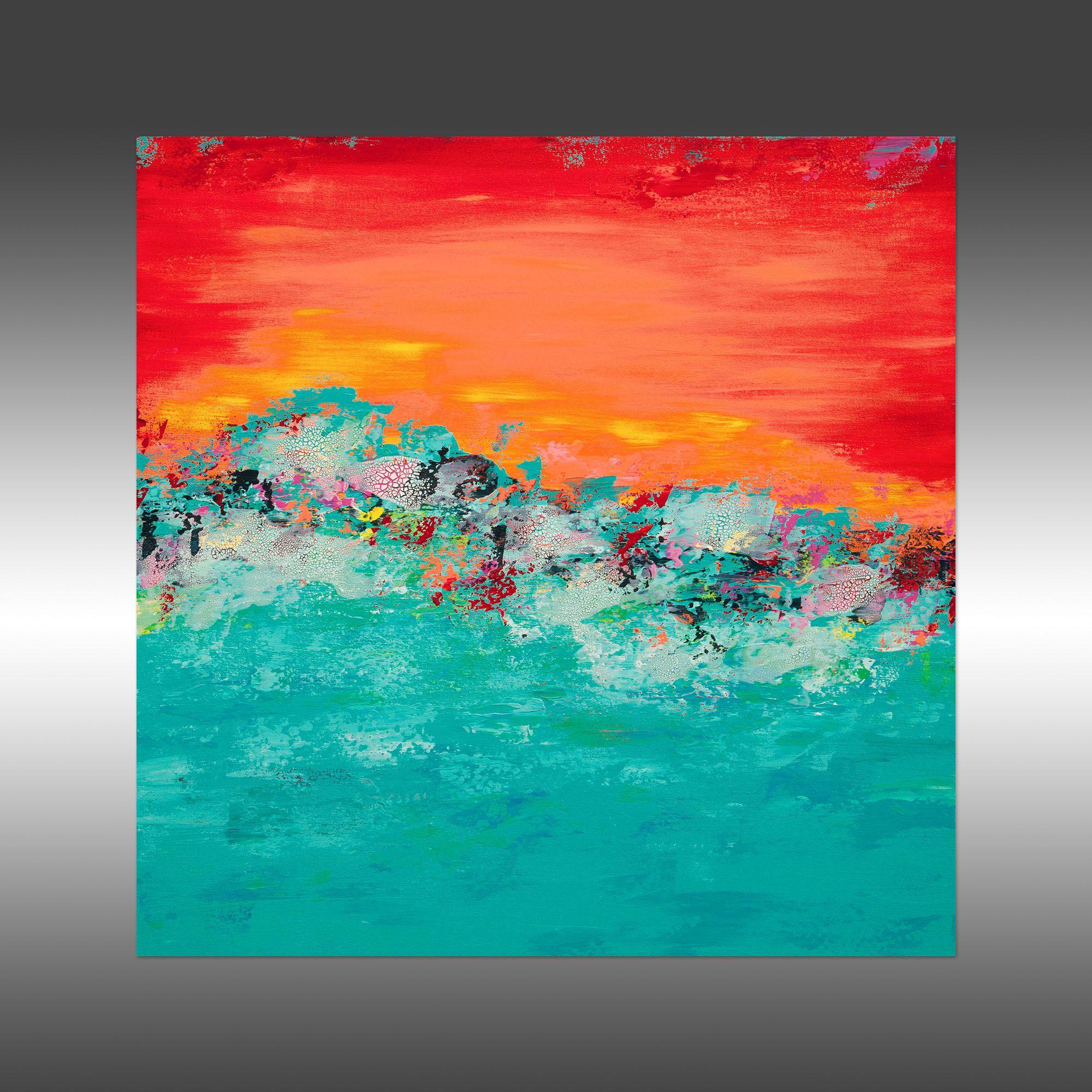 tropical paradise painting