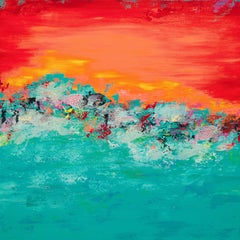 Tropical Paradise 3, Painting, Acrylic on Canvas