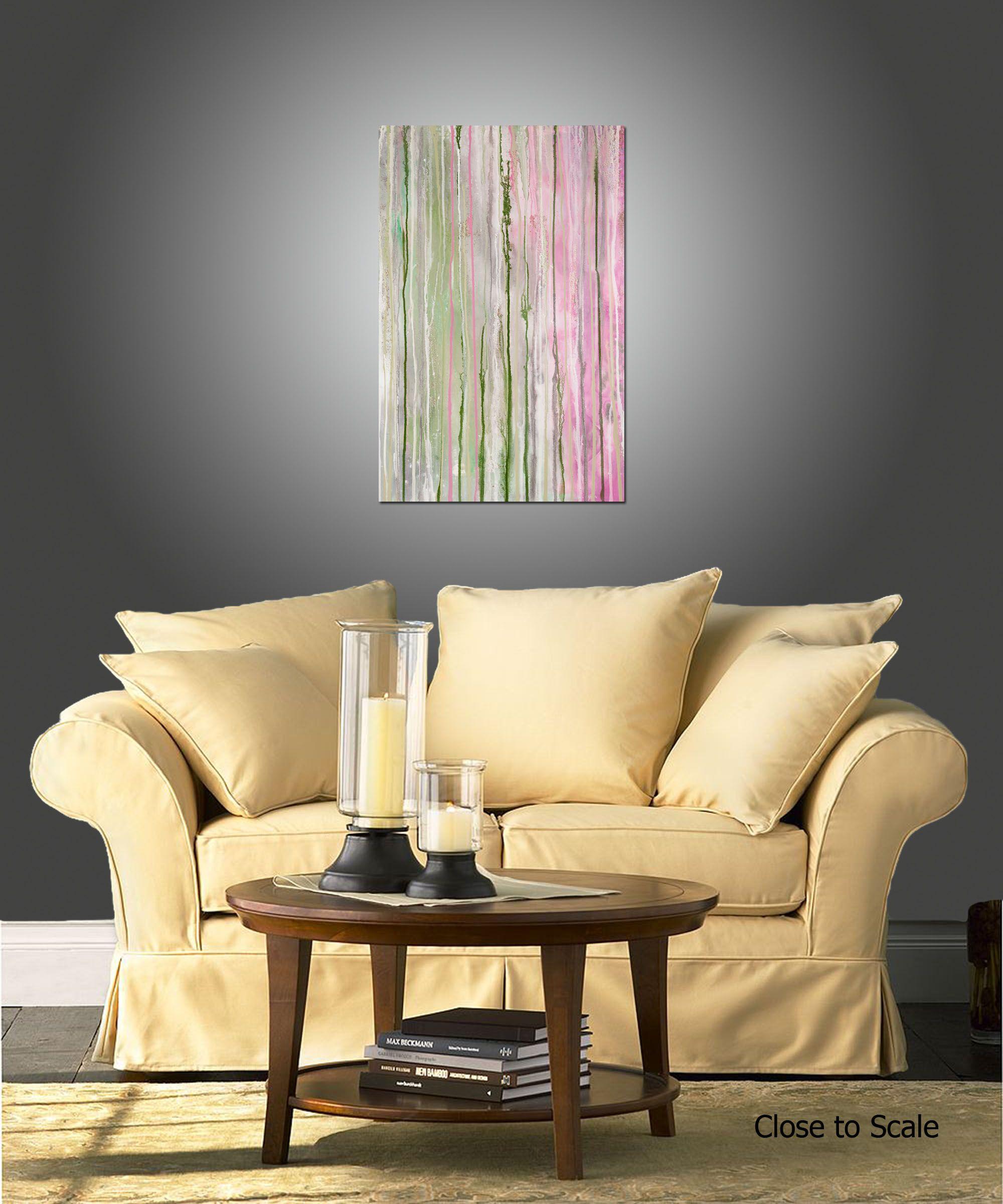 Magia subacquea 2, Pittura, Acrilico su tela - Painting Astratto di Hilary Winfield