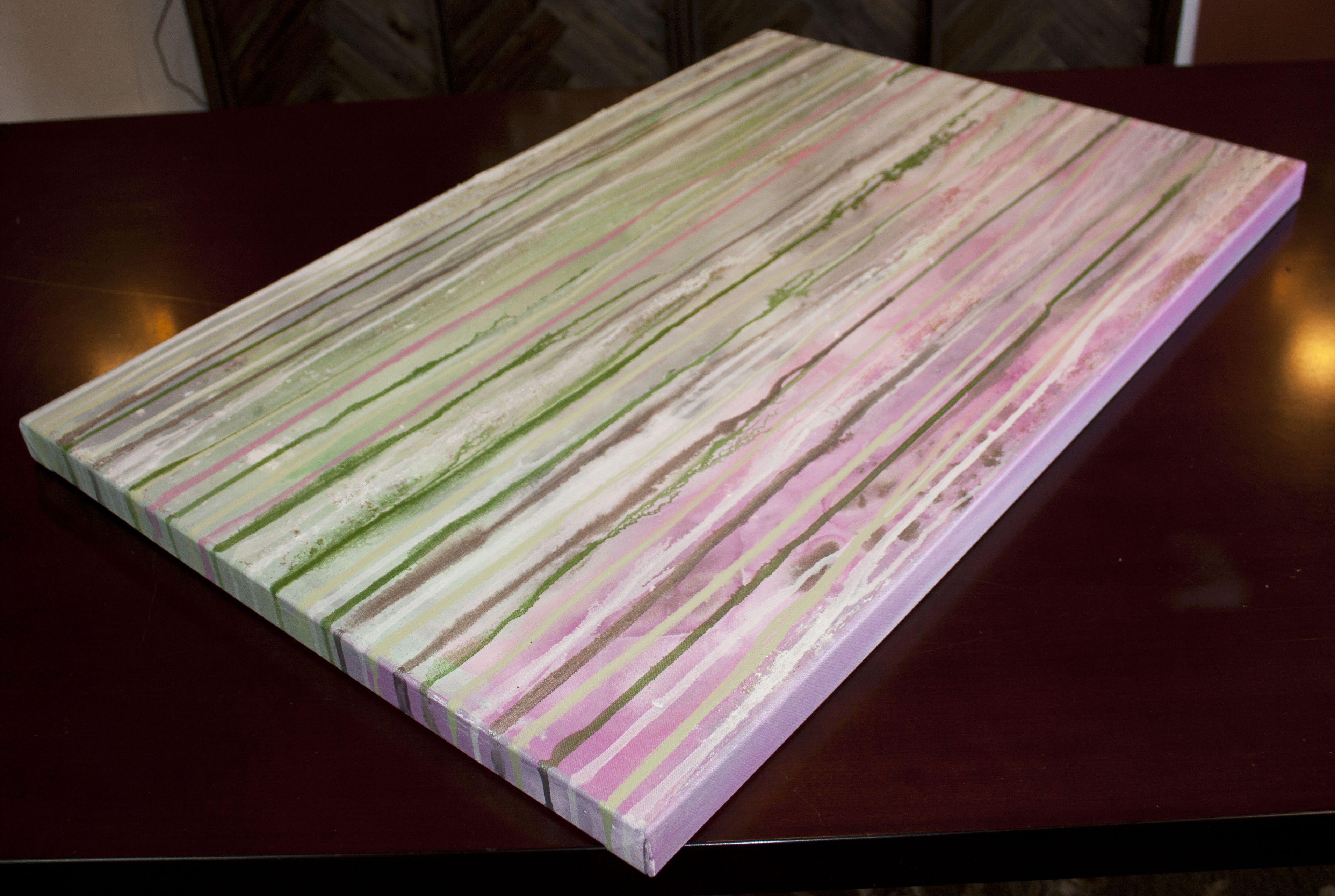 Magia subacquea 2, Pittura, Acrilico su tela - Abstract Painting Beige di Hilary Winfield