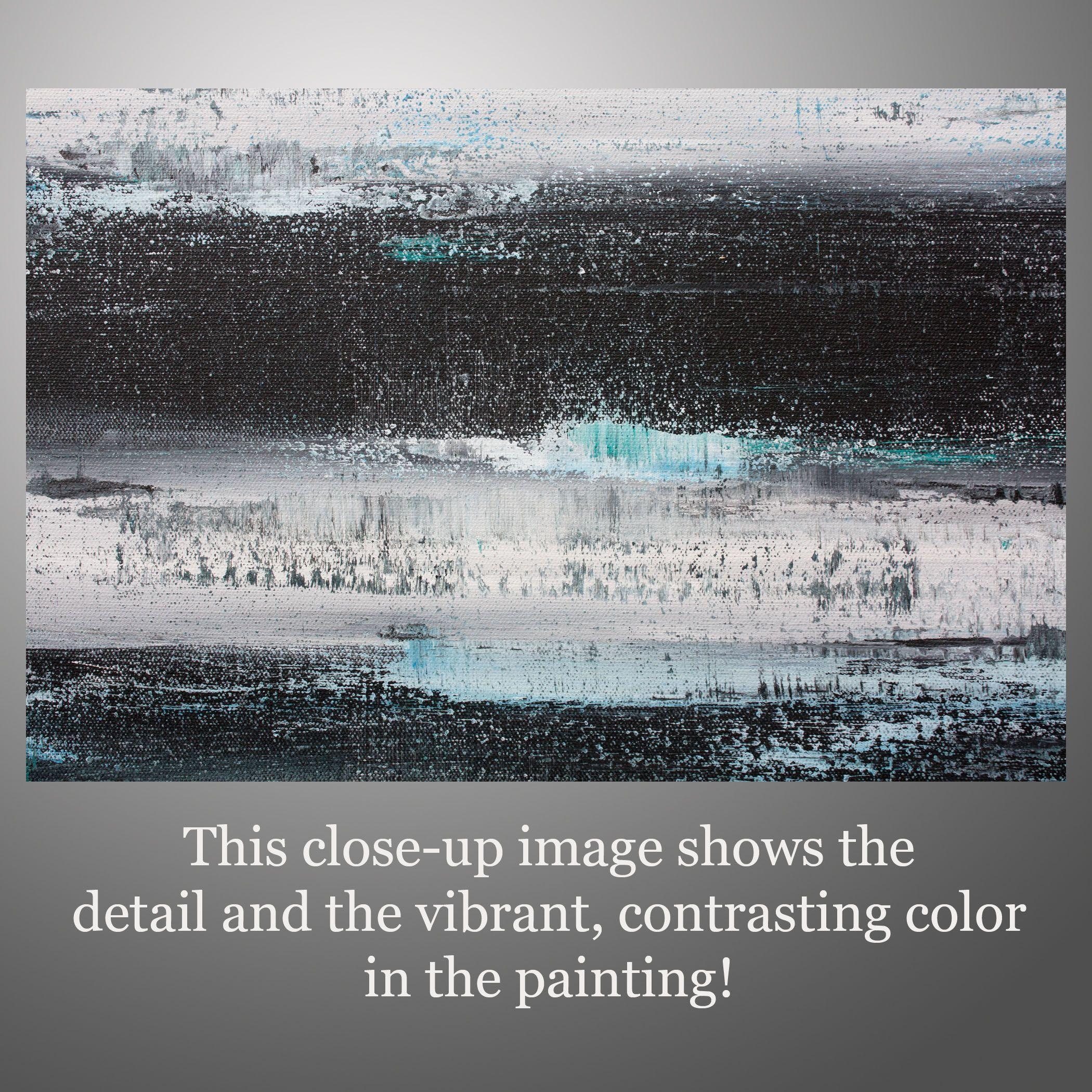 Líneas Urbanas 1, Pintura, Acrílico sobre lienzo - Abstract Painting Negro de Hilary Winfield
