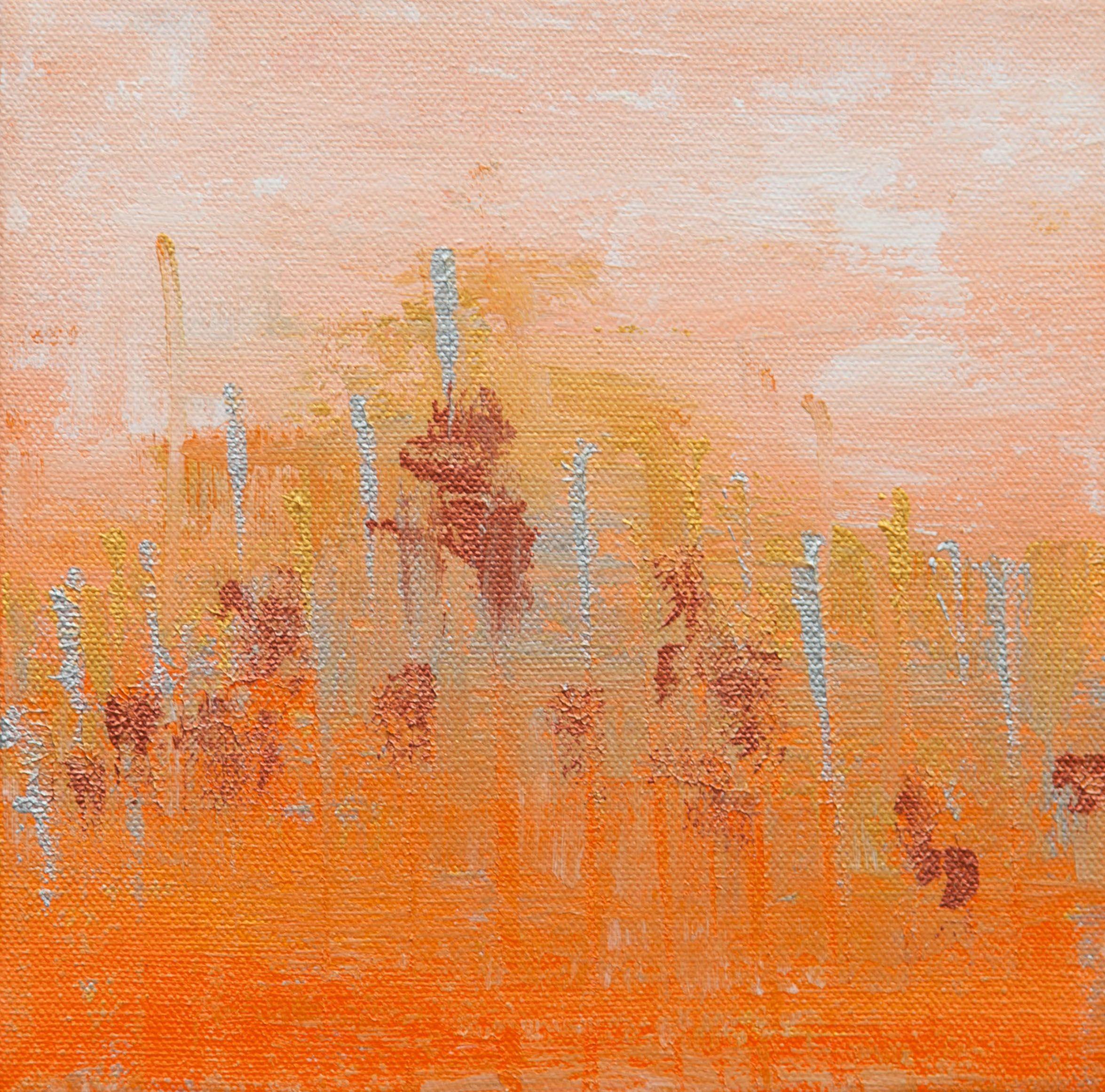 Abstract Painting de Hilary Winfield - Vistas de la Naturaleza 78, Pintura, Acrílico sobre lienzo