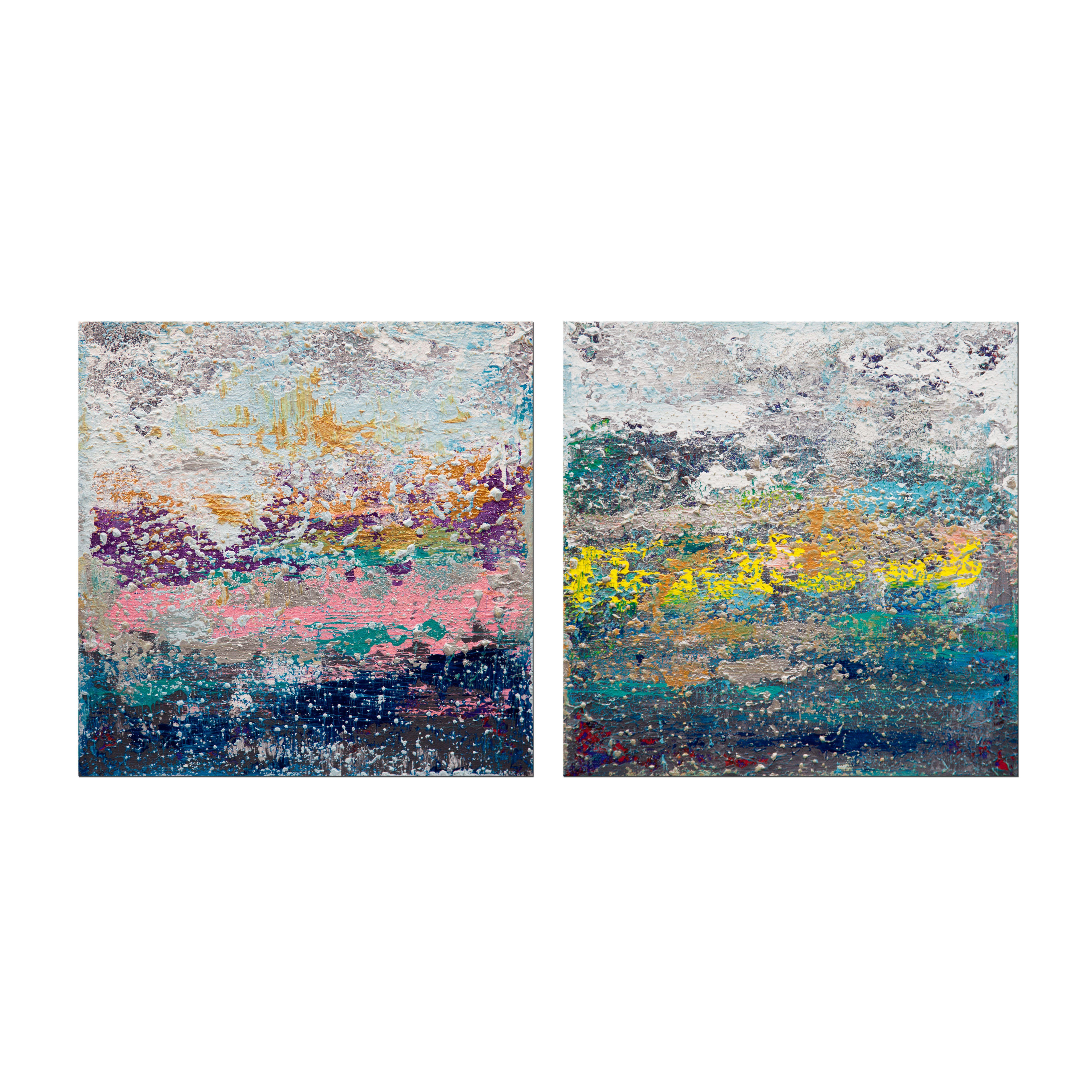 Vistas de la Naturaleza Serie Colección 7, Pintura, Acrílico sobre lienzo - Painting de Hilary Winfield