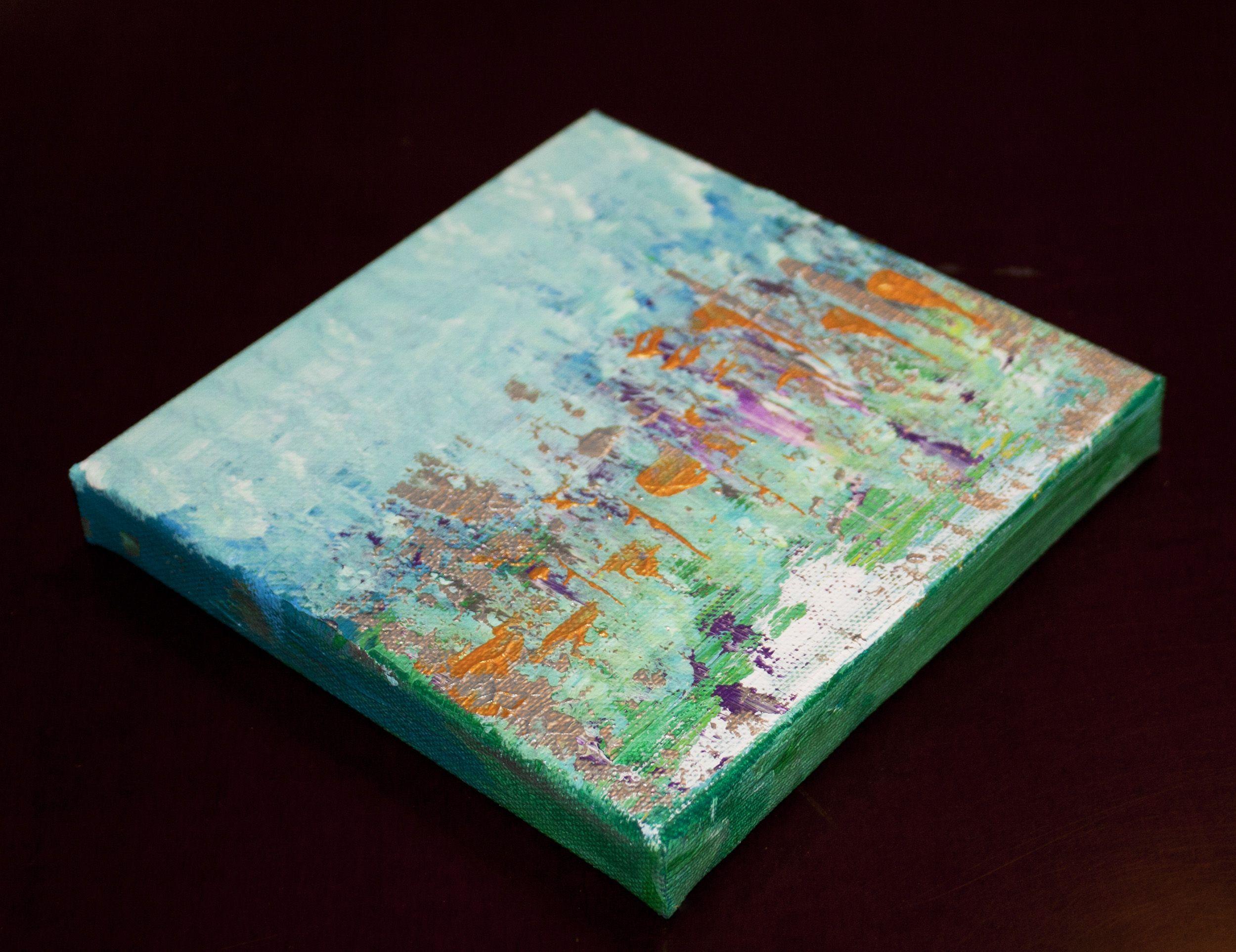 Naturaleza salvaje, Pintura, Acrílico sobre lienzo - Painting Abstracto de Hilary Winfield
