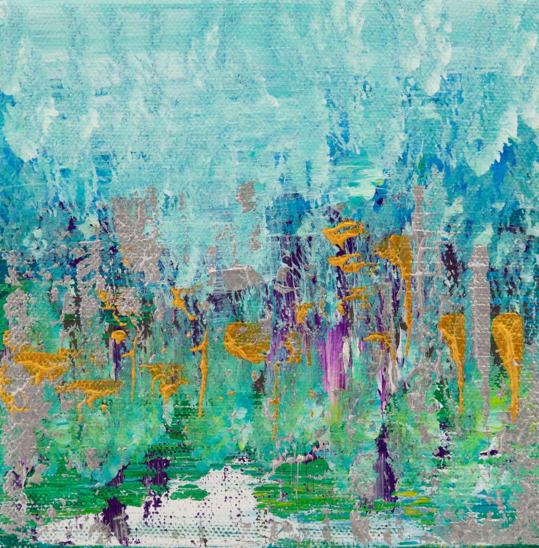 Abstract Painting de Hilary Winfield - Naturaleza salvaje, Pintura, Acrílico sobre lienzo