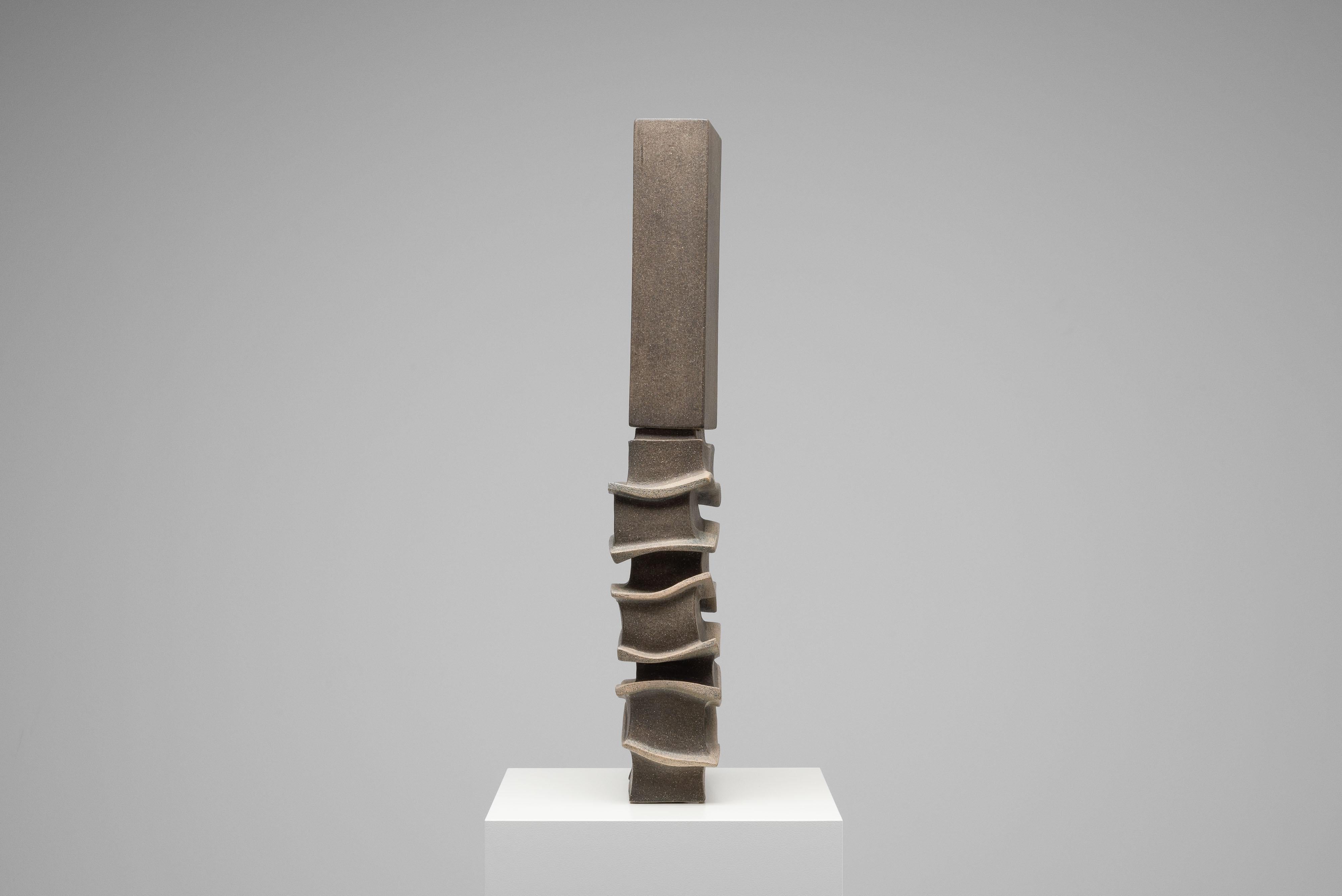 Hilbert Boxem scultura astratta in gres Paesi Bassi 1977 in vendita 1