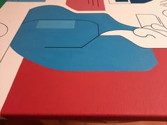 Le Philosophe, peinture, acrylique sur toile