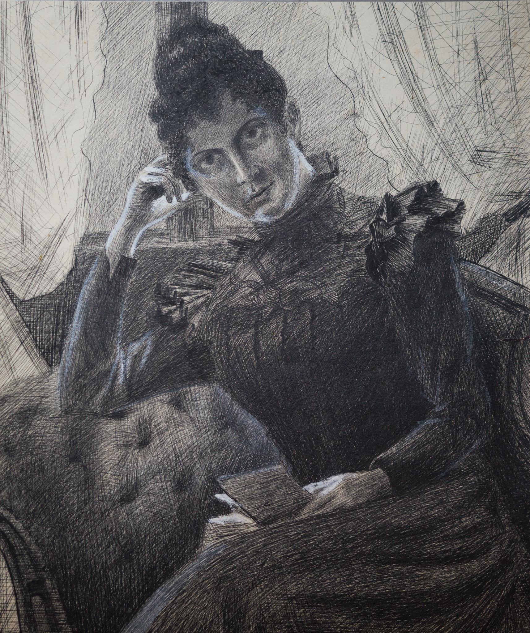 Portrait de Hulda dans une chambre au ROOMS en vente 1
