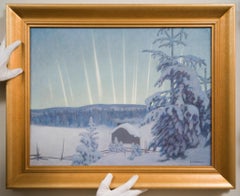 Aurora Borealis by Swedish Artist Hilding Werner