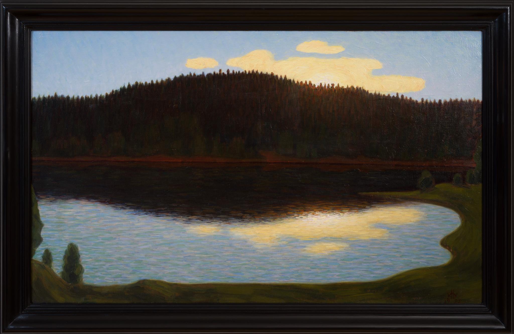 Sunset by Hilding Werner (1925) – Formerly Owner Sven-Göran “Svennis” Eriksson For Sale 3