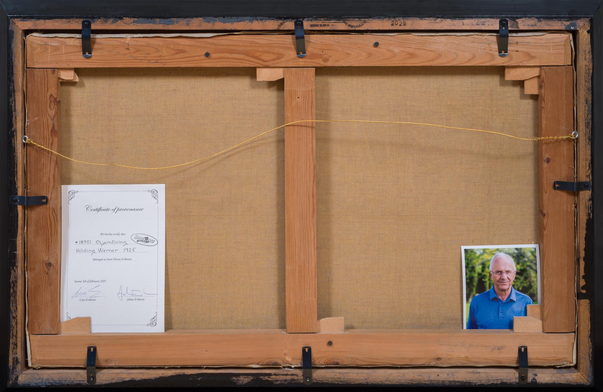 Sunset by Hilding Werner (1925) – Formerly Owner Sven-Göran “Svennis” Eriksson For Sale 8