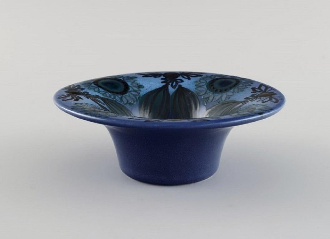 Hilkka-Liisa Ahola für Arabia, Schale aus glasierter Keramik, 1960er Jahre (Skandinavische Moderne) im Angebot