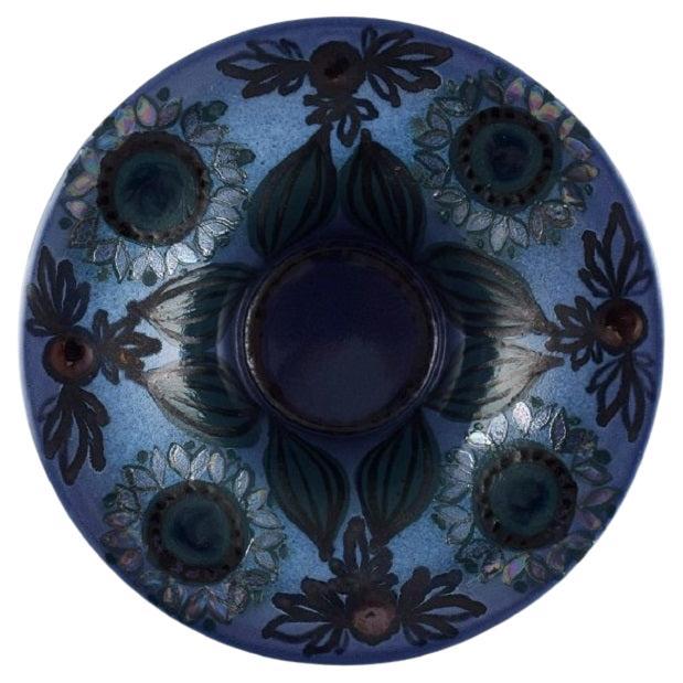 Hilkka-Liisa Ahola für Arabia, Schale aus glasierter Keramik, 1960er Jahre