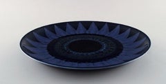 Hilkka-Liisa Ahola for Arabia, Large Modernist Unique Ceramic Dish