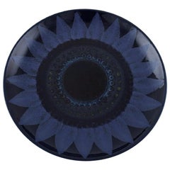 Hilkka-Liisa Ahola for Arabia, Large Modernist Unique Ceramic Dish