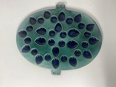 Hilkka Saynajarvi for Arabia , Unique Glazed Ceramic Wall plaque