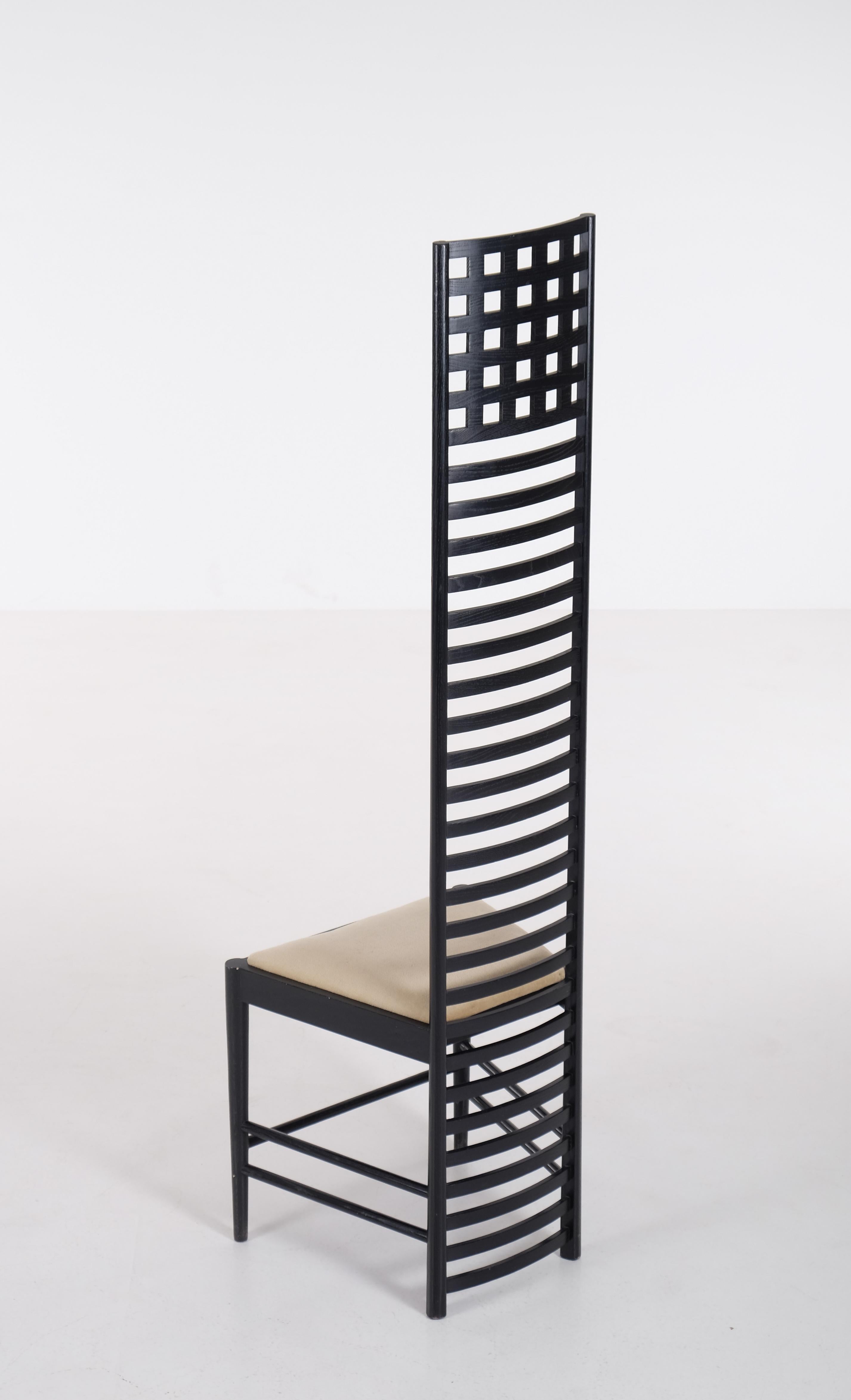 Hill House Chair von Charles Rennie Mackintosh, 1970er-Jahre (Holz) im Angebot