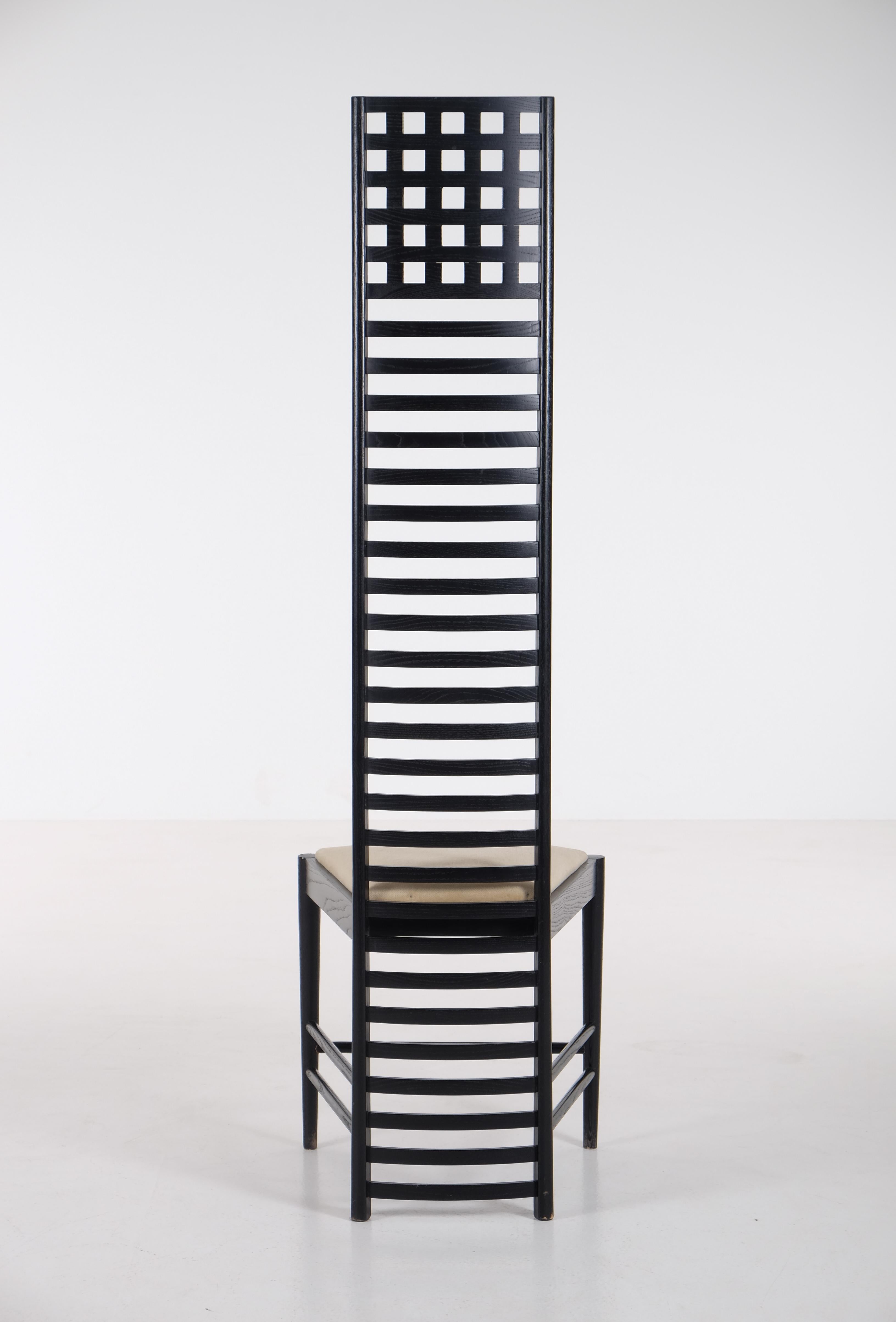 Hill House Chair von Charles Rennie Mackintosh, 1970er-Jahre im Angebot 1