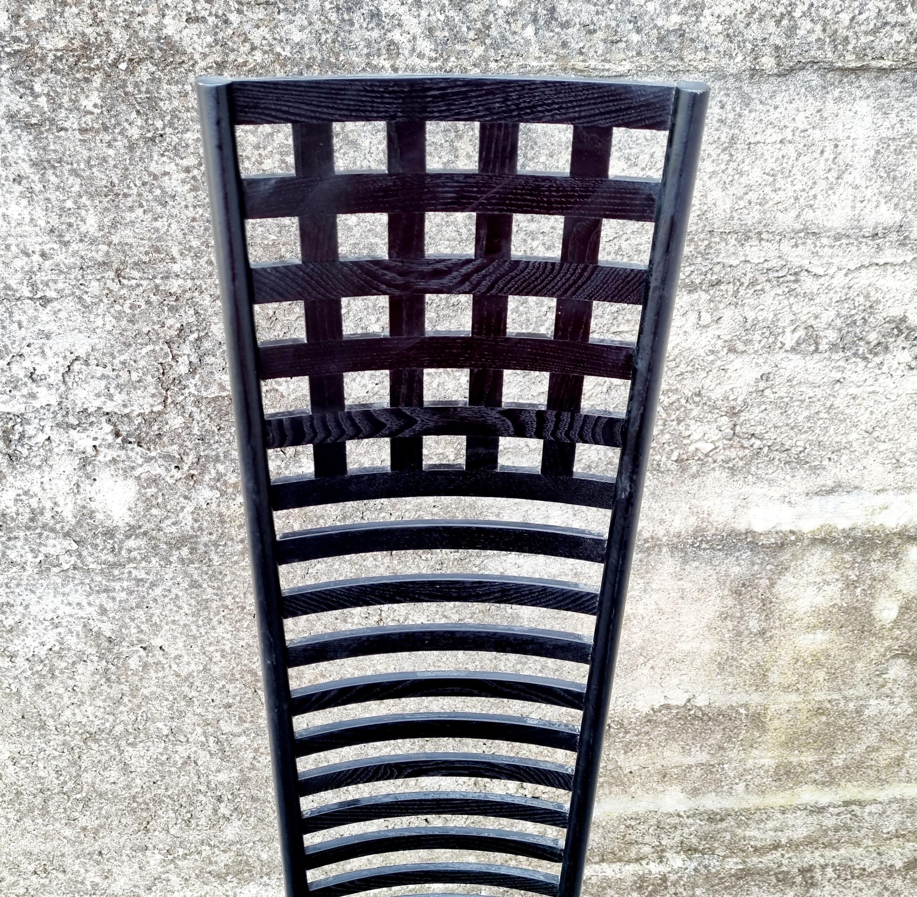 Late 20th Century Hill House Chair by Charles Rennie Mackintosh for Cassina, Italy 70s