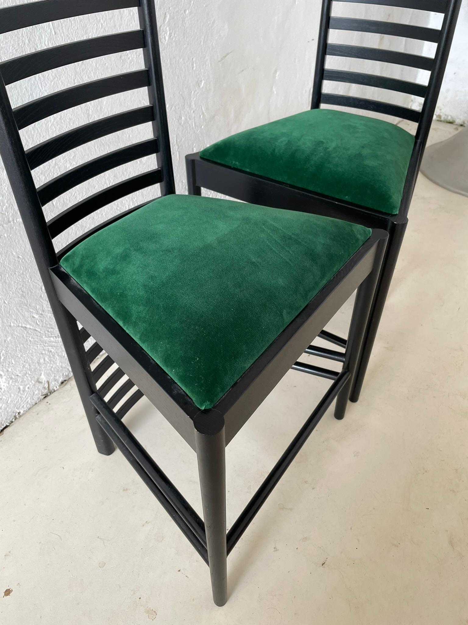 Hill House Chairs by Charles Rennie Mackintosh, Cassina, Italy For Sale 3