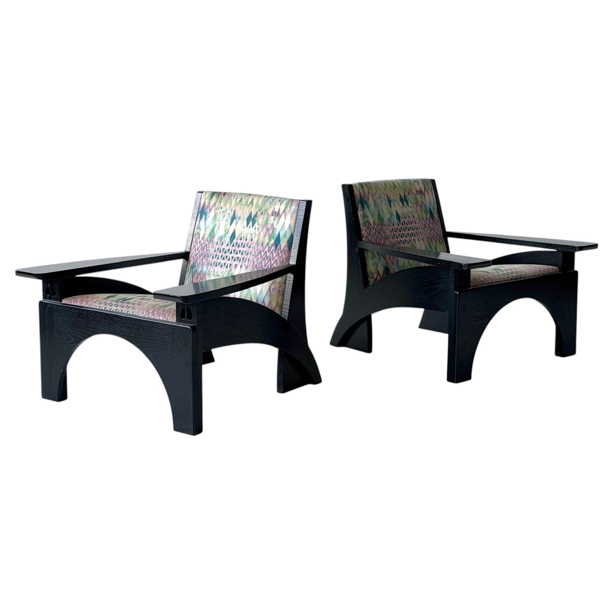Hill House Lounge Chairs by Charles Rennie Mackintosh for Cassina