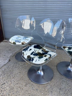 I. Hill Manufacturing  Sedie in lucite/ Set di 4