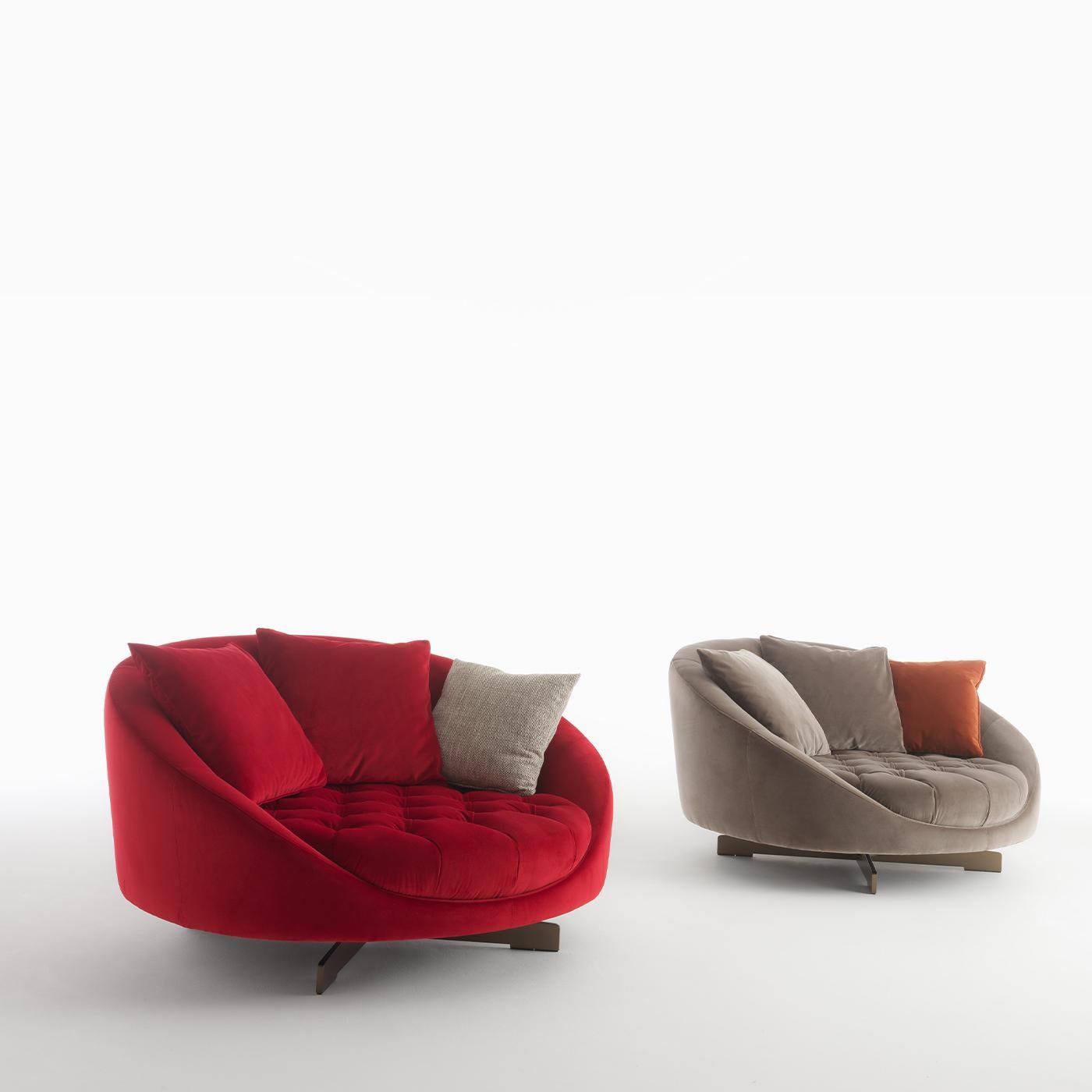 italien Canapé Iille rouge de Studio MA by Albedo en vente