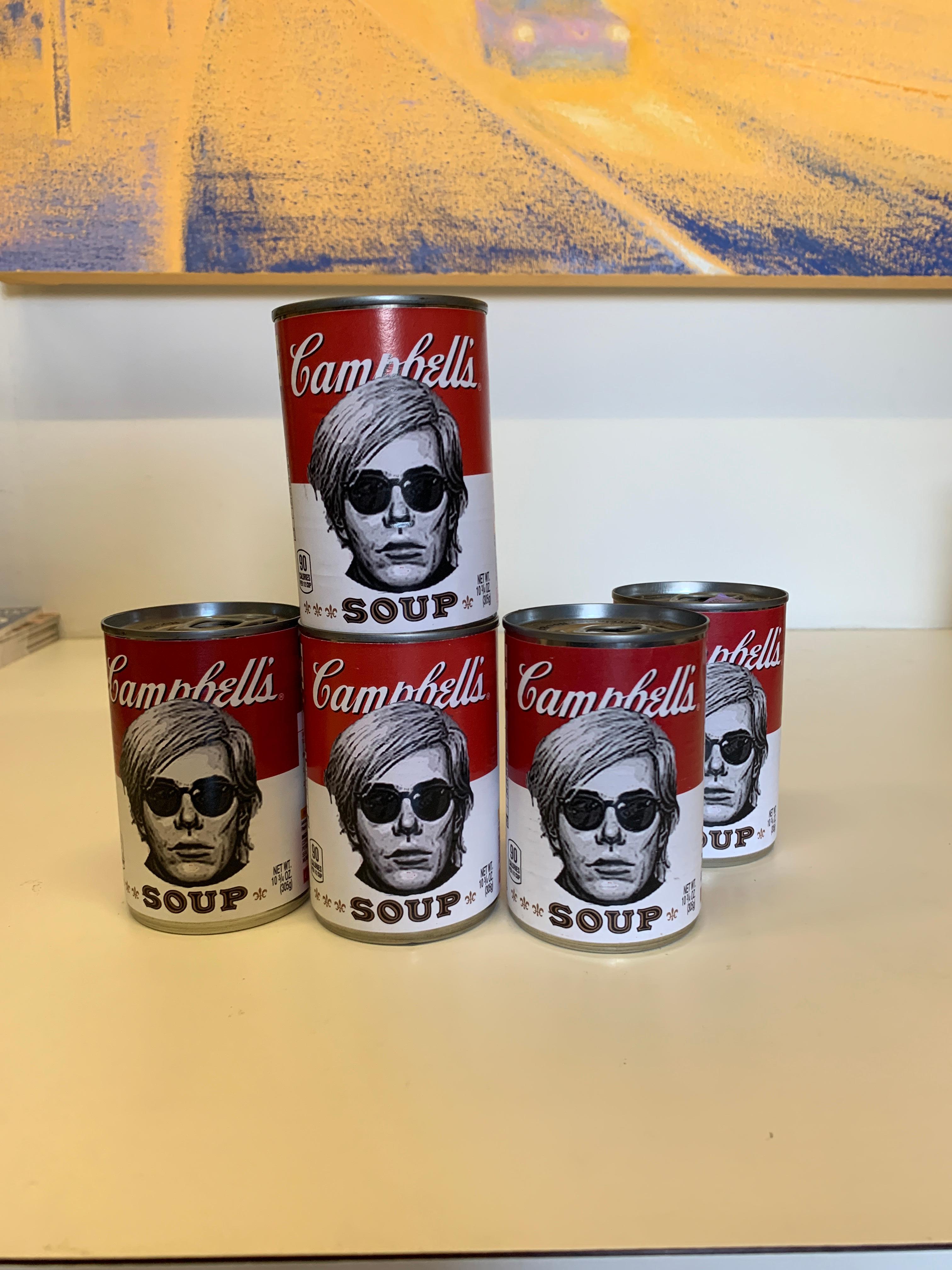 Homage to Andy Warhol - Mixed Media Art by Hillary Kaye