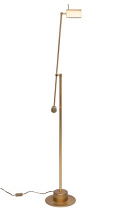 Hillebrand Messing Stehlampe 1980er Jahre Deutschland