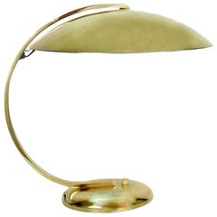 Hillebrand Brass Desk or Table Lamp, Art Deco, 1930s