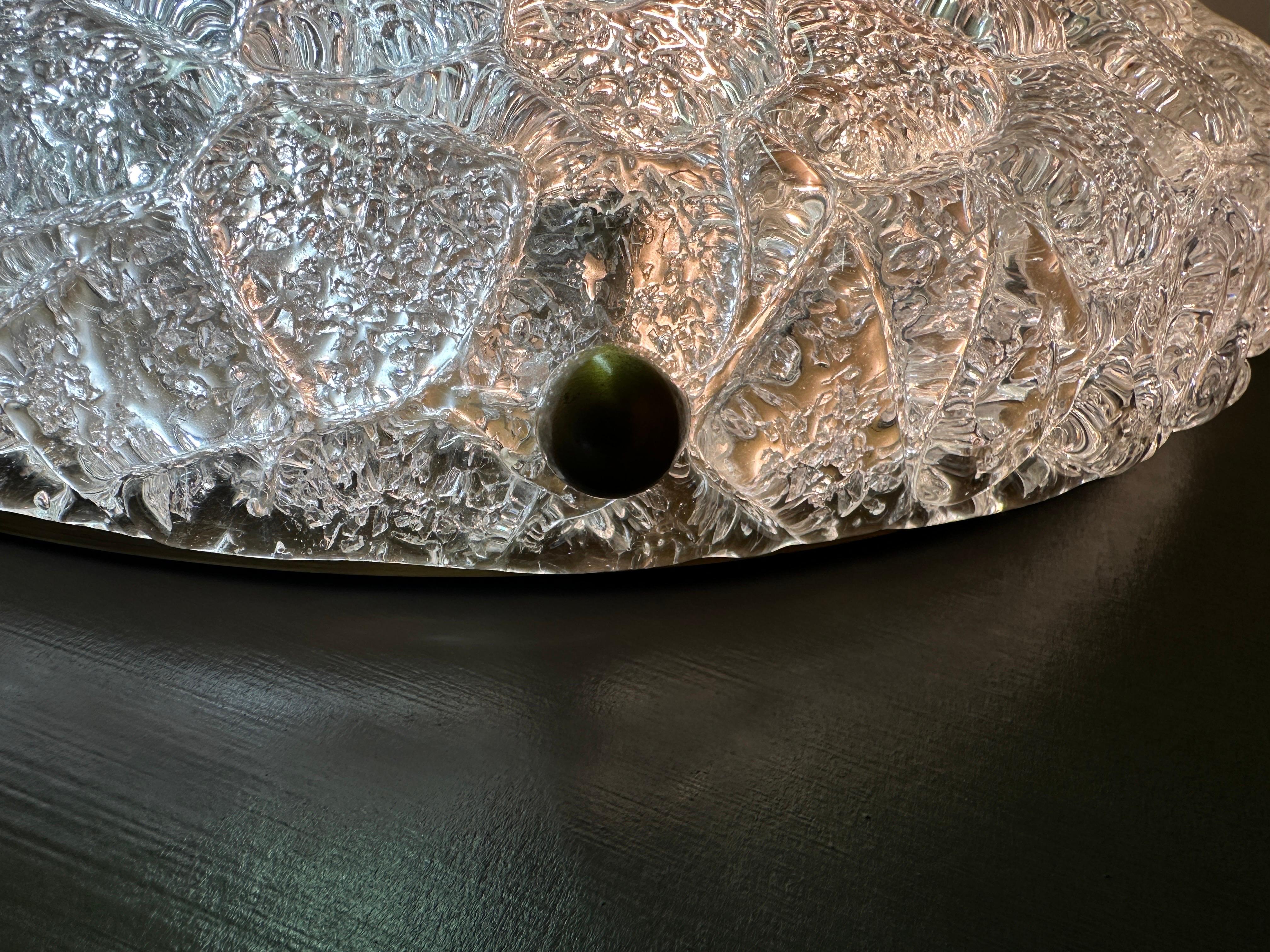 Hillebrand Bubble Glass Light Fixture For Sale 7