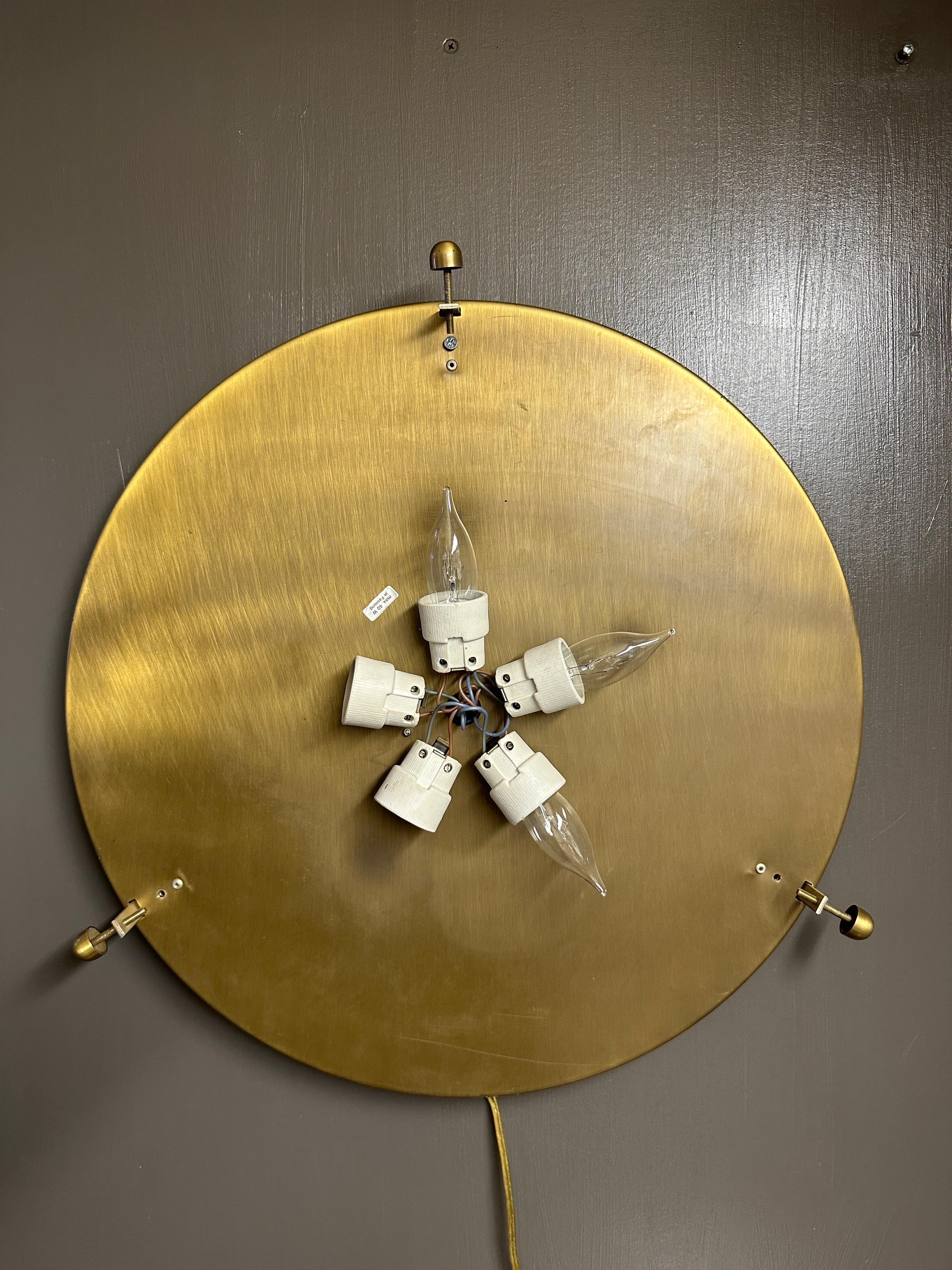 Hillebrand Bubble Glass Light Fixture For Sale 9