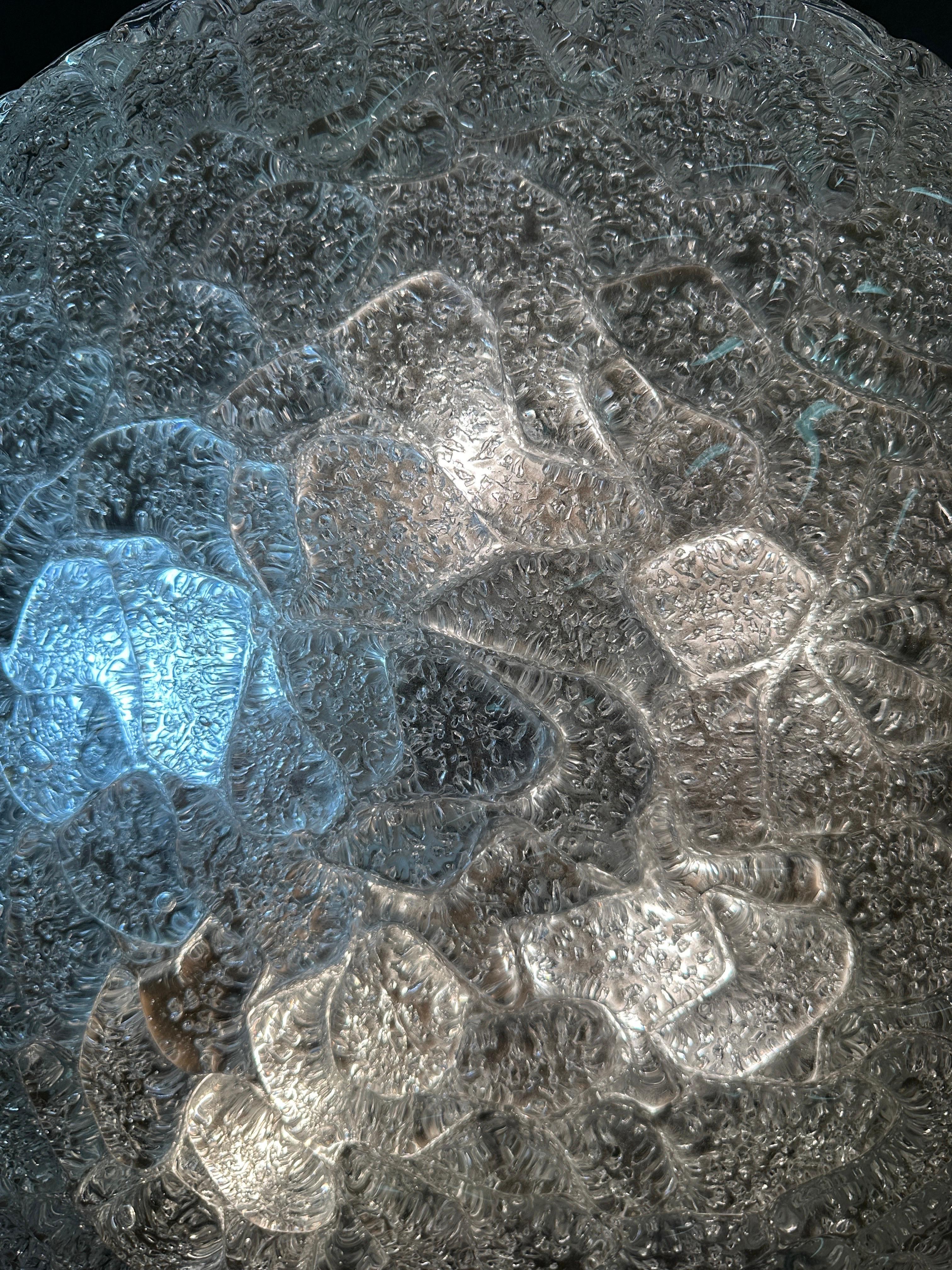 Hillebrand Bubble Glass Light Fixture For Sale 1