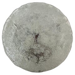 Plafonnier en verre glacé à bulles Hillebrand, années 1970