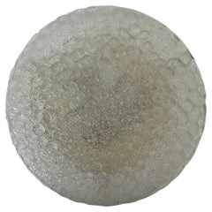 Lampada da soffitto in vetro colorato a bolle di Hillebrand, anni '70
