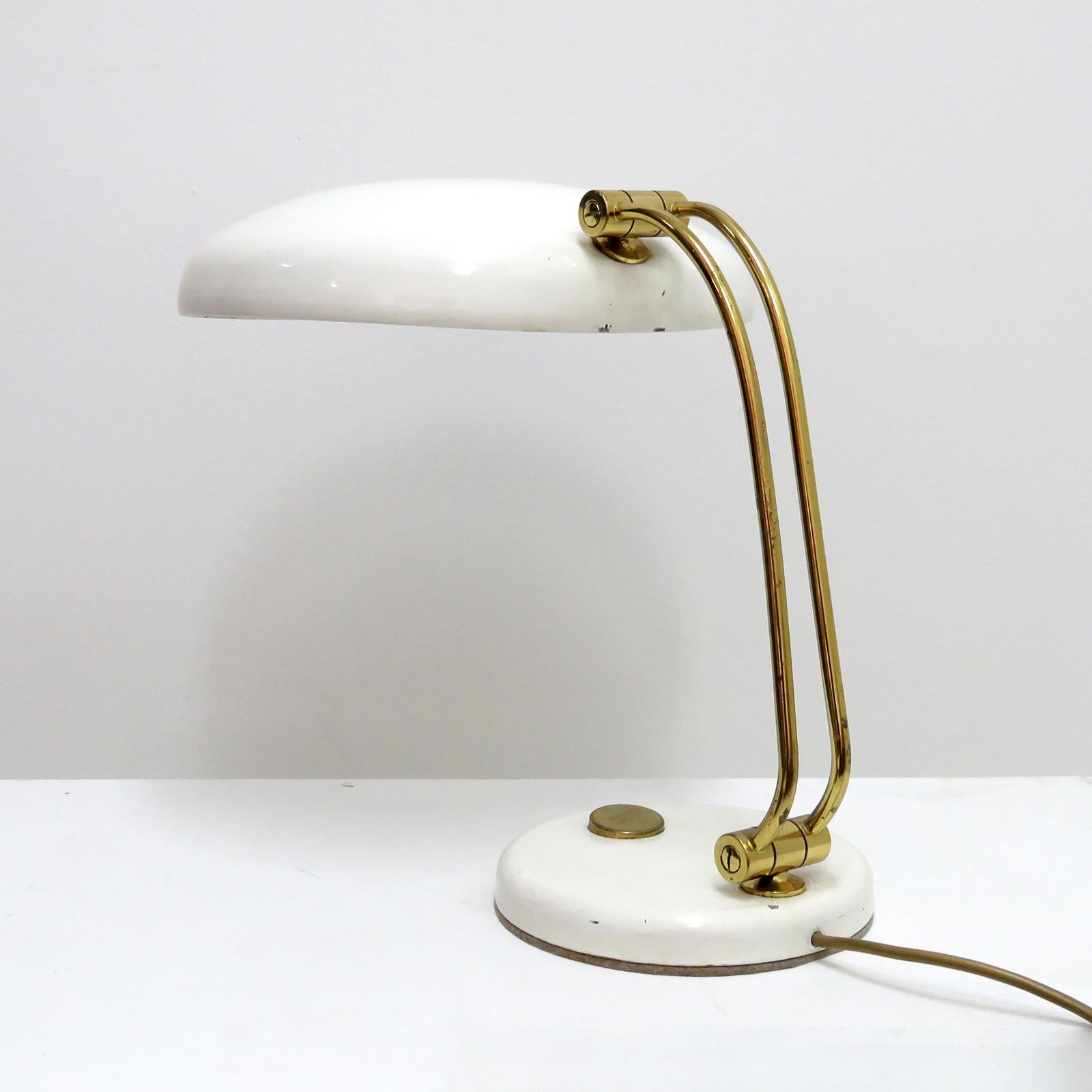 Hillebrand Desk Lamp, 1960 In Good Condition For Sale In Los Angeles, CA