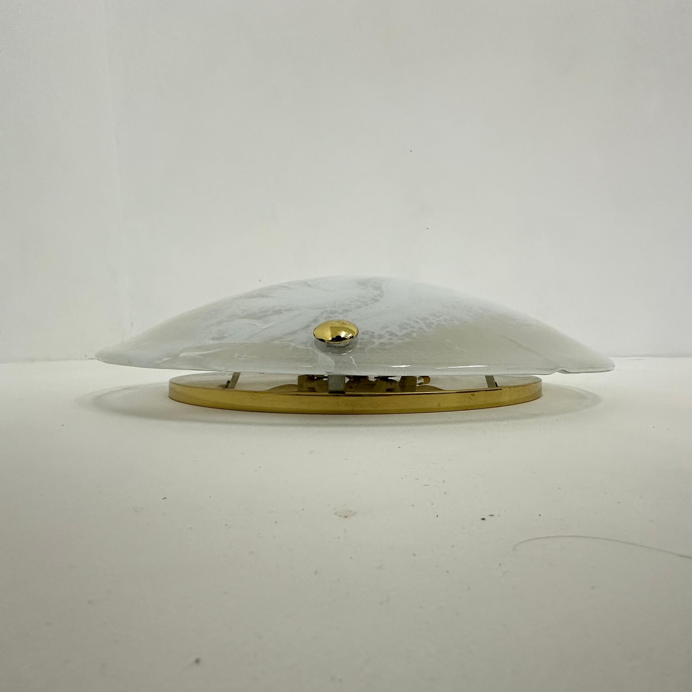 Lampada da soffitto in vetro Hillebrand , anni '70 in vendita 5
