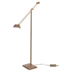 Hillebrand  Halogen Bronze Floor lamp 1980s Germany
