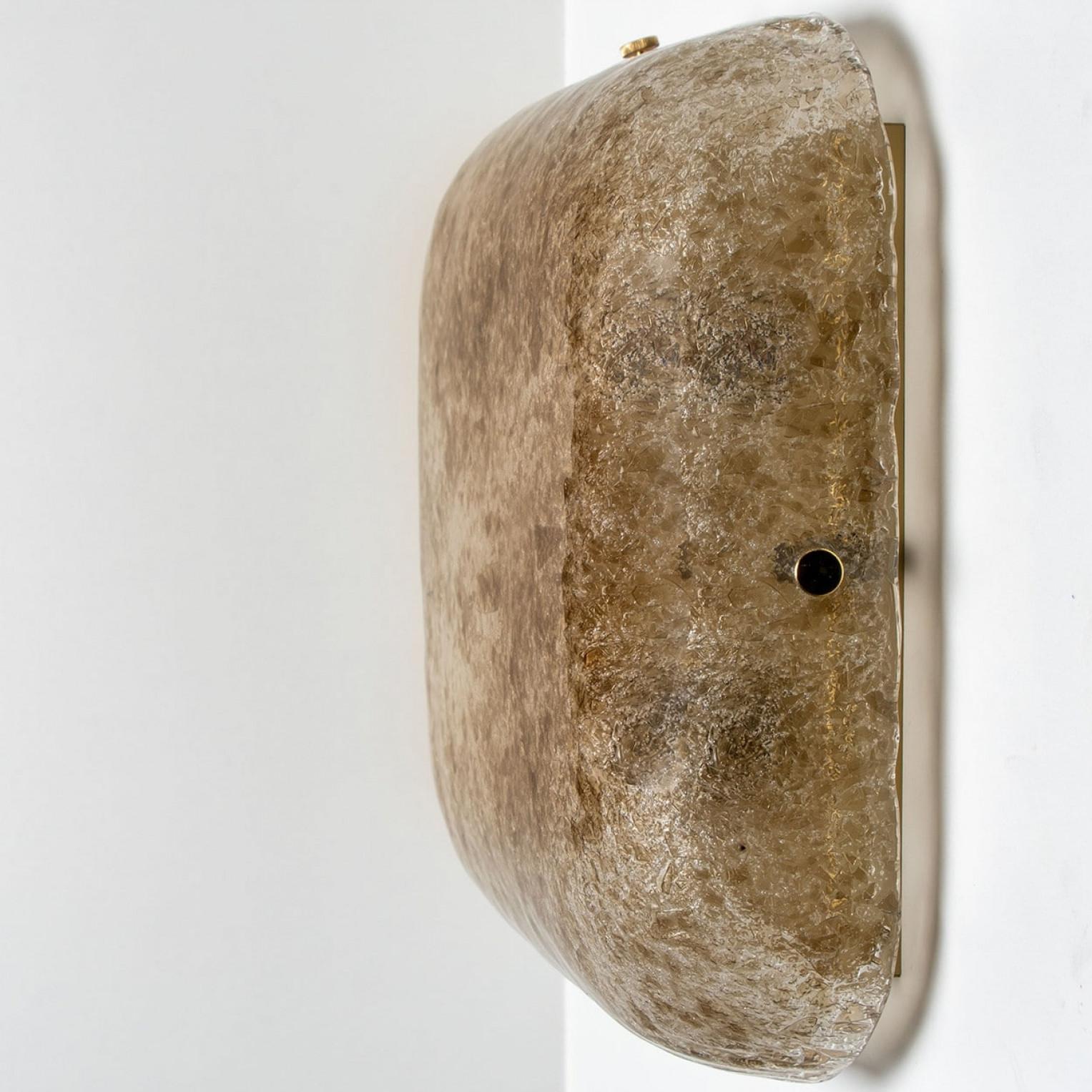 Hillebrand Massive Murano Square Wall Lights, 1960 en vente 3