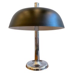 Hillebrand "Model 7377" Table Lamp in Chrome and Metal by Egon Hillebrand