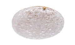 Hillebrand Murano Blase Glas Flush Mount 1970er Jahre Deutschland