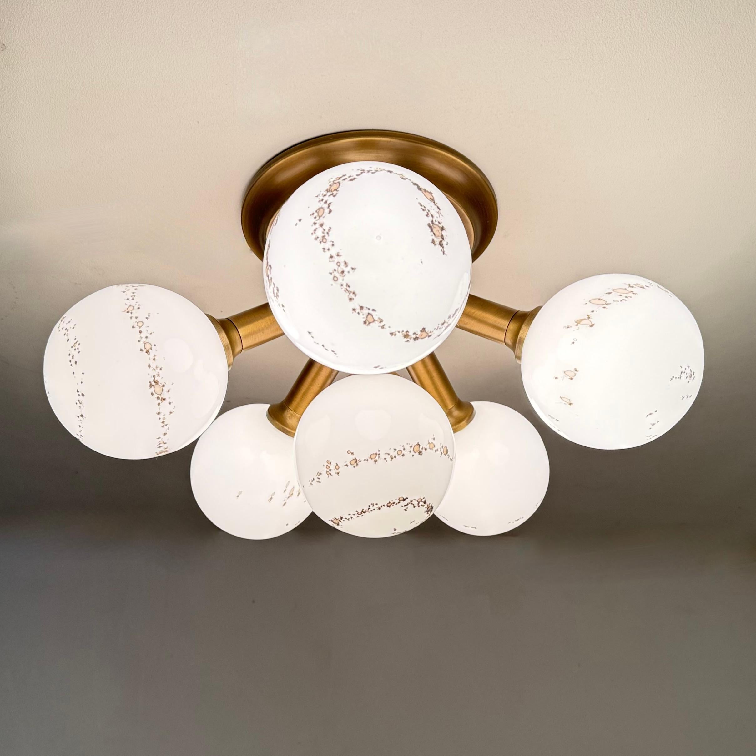 Fin du 20e siècle Hillebrand Sputnik Plafonnier à encastrer , 1970 en vente