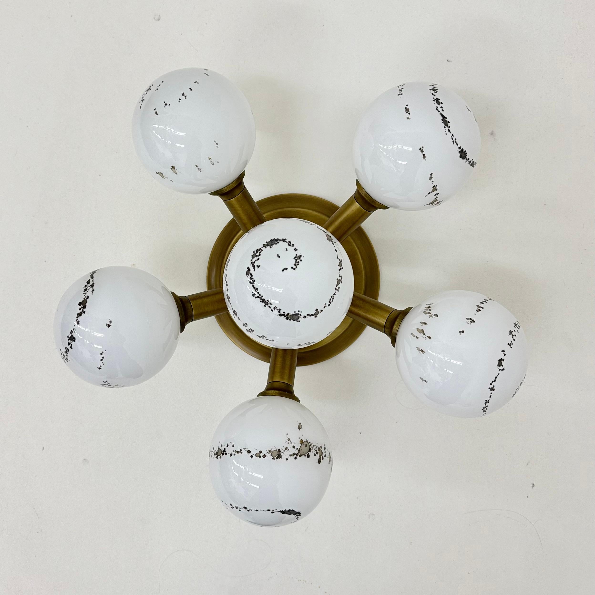 Hillebrand Sputnik Plafonnier à encastrer , 1970 en vente 2